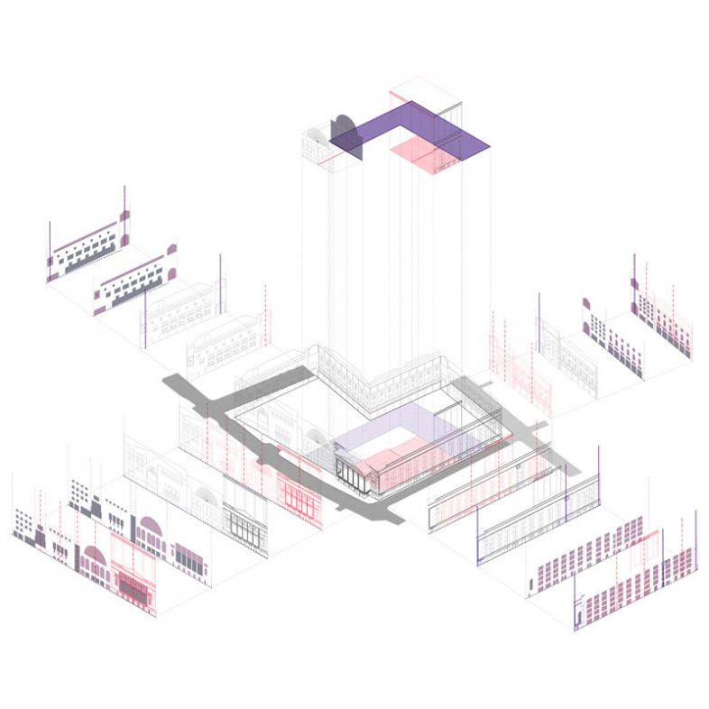 Royal Opera House - Vertical and Horizontal Patterns - by Ana Amunarriz